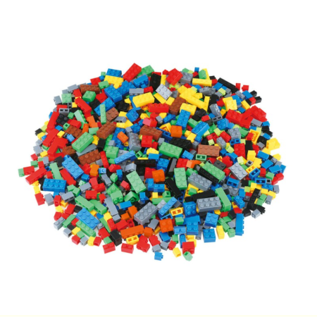 Set Cuburi de construit, tip Lego – 350 piese, 6 ani +