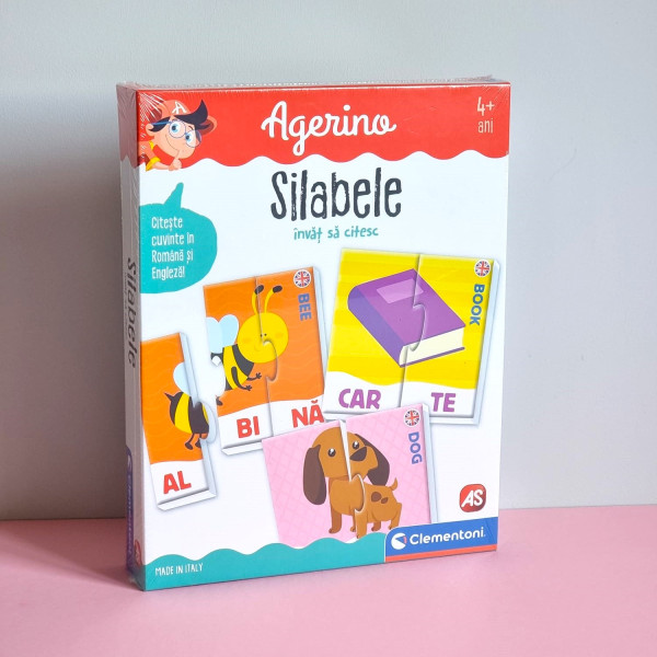 Joc educativ Silabele Agerino, 4 ani +
