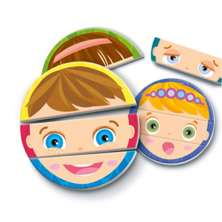 Joc educativ - Expresiile pe fata mea, emotii Agerino, 2 ani+