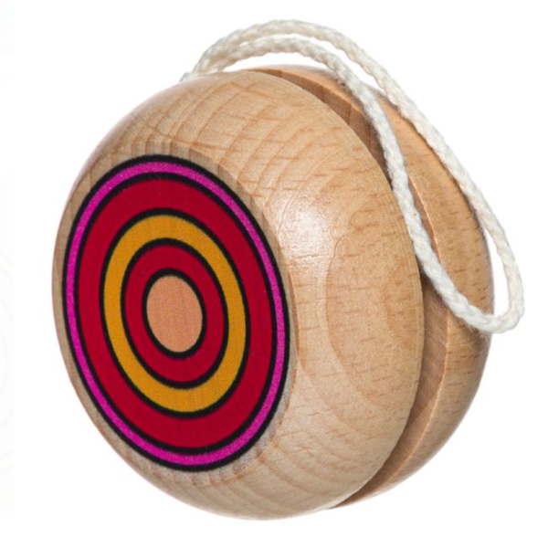 YOYO Jucarie de indemanare din lemn, 5x3.5 cm, 3 ani + | AISTOYS.RO