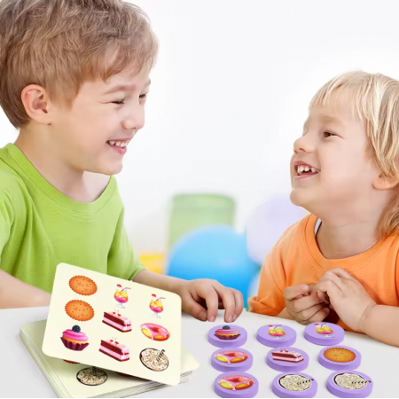Joc de potrivire si motricitate - meniuri deserturi, 4 ani +