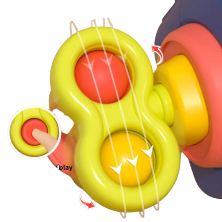 Jucarie interactiva, Busy Cube 6 in 1, 12 luni +