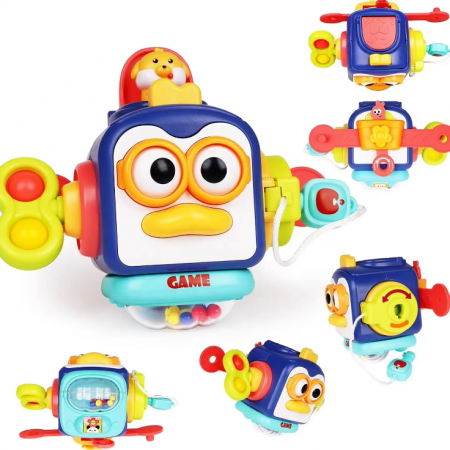 Jucarie interactiva, Busy Cube 6 in 1, 12 luni +
