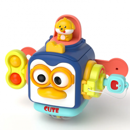 Jucarie interactiva, Busy Cube 6 in 1, 12 luni +