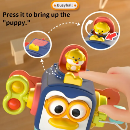 Jucarie interactiva, Busy Cube 6 in 1, 12 luni +
