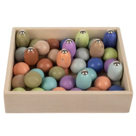 Joc de pescuit magnetic cu pestisori si bile, 44 piese, 3 ani +