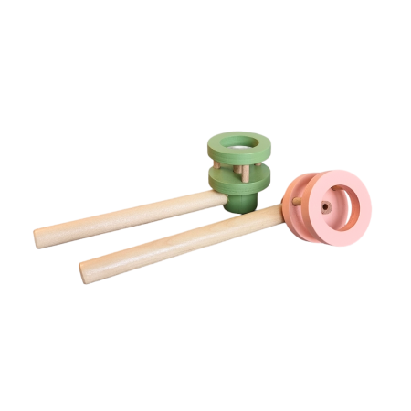 Joc de suflat si de echilibru – Minge zburatoare verde, 3 ani +