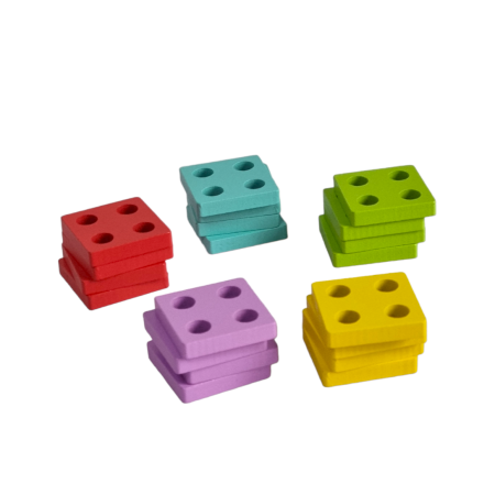 Joc de potrivire, sortare forme, 20 carduri de activitati 13x13x7cm, 3 ani +